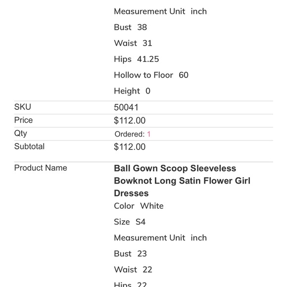 New unused Mother of the Bride dress. Satin sheath knee length. Size 6-8. - Picture 4 of 6